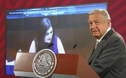 “¡Safo!”, le dice AMLO a senadora López Rabadán; ella le responde tras exhibir la “contra mañanera”