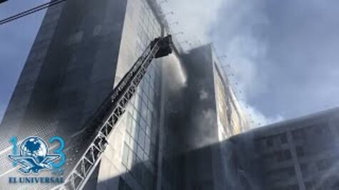 Así quedaron las oficinas de Conagua tras el incendio