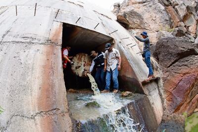 Recuperan agua de presas del rancho de Duarte