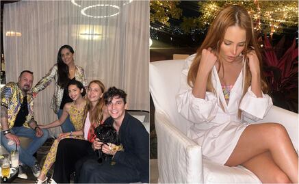 Majo, prima de Ángela Aguilar, modela body de lycra con espejos