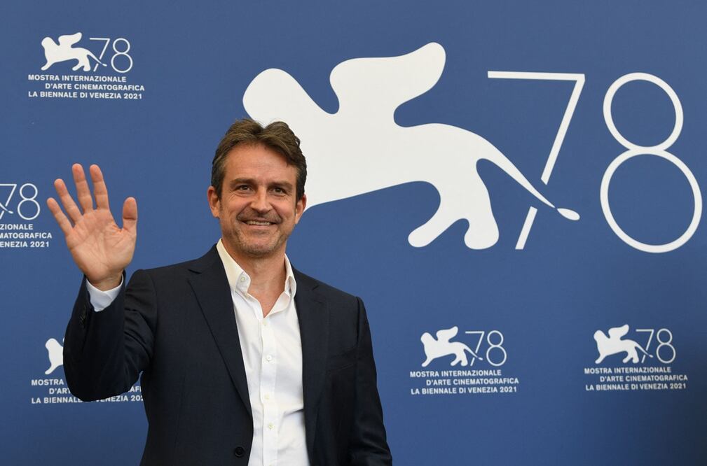 Lorenzo Vigas en El Festival del Cine de Venecia 2021. Foto: AFP