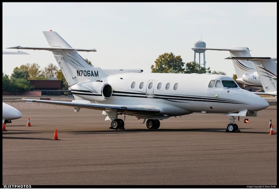 Modelo: Hawker Siddeley HS 125. Foto: Steve Smith/Jetphotos.com