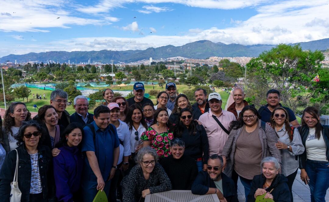 ¿Quién acompaña a Clara Brugada en su visita a Colombia? Foto: Clara Brugada