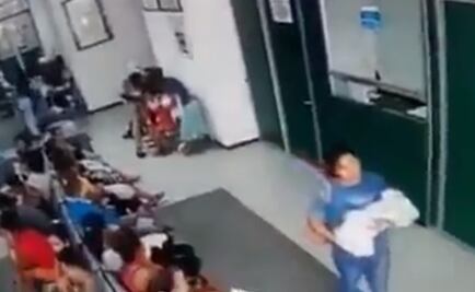 Video. Captan rapto de recién nacida en hospital de Acapulco, Guerrero