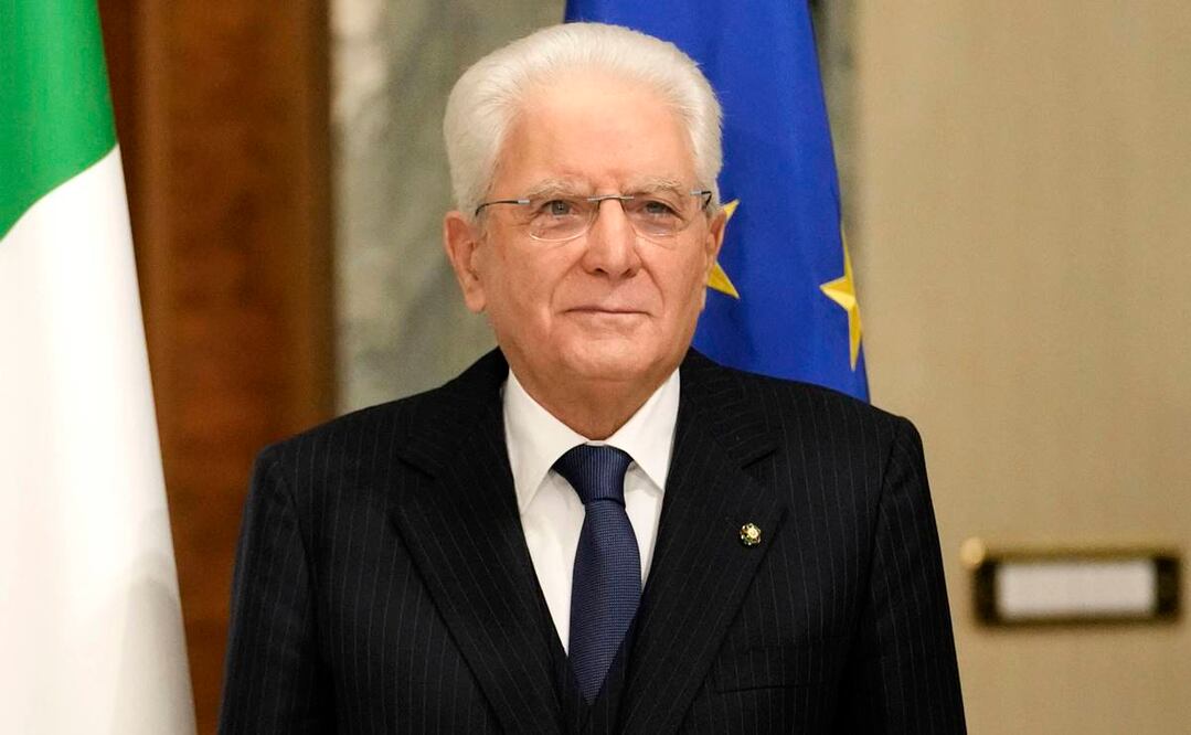 Sergio Mattarella, presidente italiano. Foto: AP
