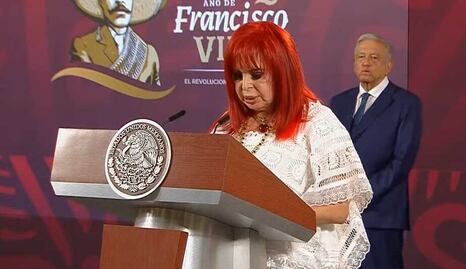 “Súbete al tren, guerrero jaguar”: Layda Sansores presenta ante AMLO video musical del Tren Maya