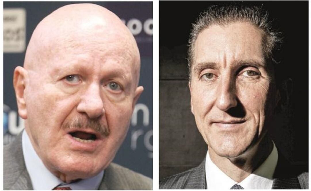 Manuel Mondragón y Kalb (left), National Commissioner against Addictions, and Juan Francisco Torres Landa (right) awyer and founding member of the NGO SMART. (Photo: Archive / EL UNIVERSAL)