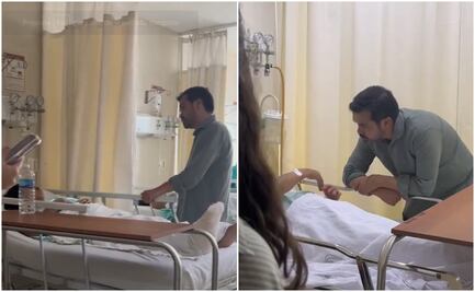 Jorge Álvarez Máynez sube video de su visita a víctimas de la caída de templete en su mitin