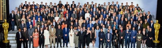 Nominados al Oscar festejan juntos y sin competencia