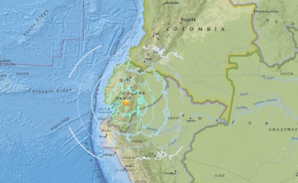 Se registra sismo de 6.2 grados en Ecuador