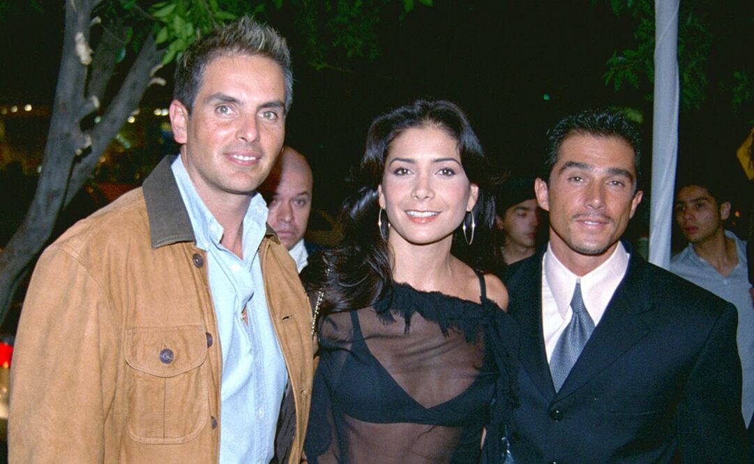 Xavier Ortiz, Paty Manterola y Sergio Mayer en el estreno de la obra "Sueños de un seductor", en 2003. Foto: Archivo