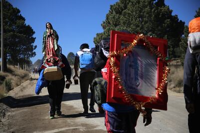 Frío acompañará a peregrinos a la Basílica de Guadalupe