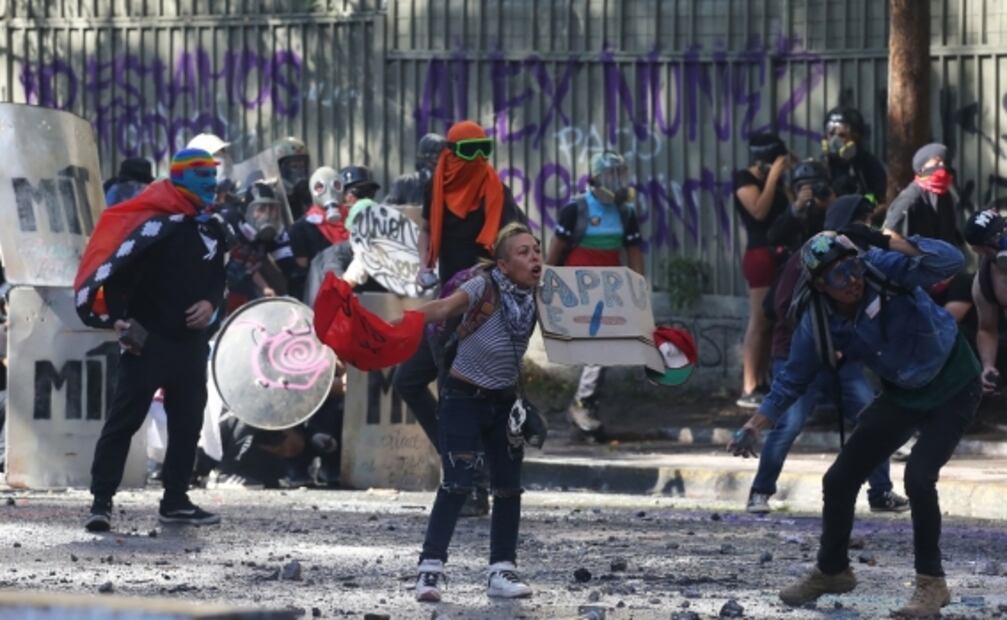 Protestan miles en Chile, a un año de estallido social