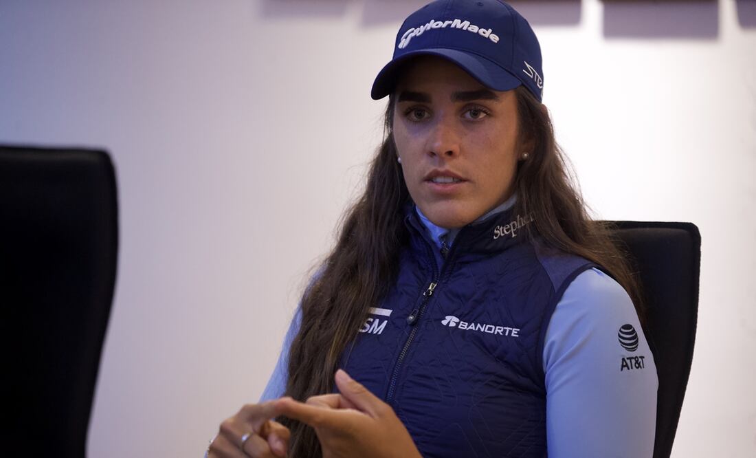 María Fassi en conferencia de prensa en la Federación Mexicana de Golf - FOTO: Germán Espinosa / El Universal