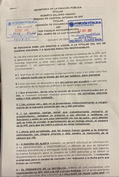 Precisan datos sobre empresa de arrendamiento de vehículos