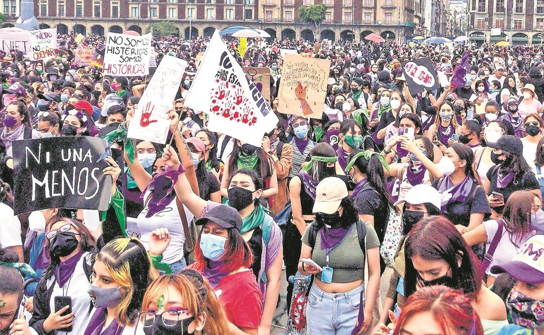 El próximo martes 8 de marzo, Día Internacional de la Mujer, colectivos se alistan para salir a manifestarse contra la violencia de género y los feminicidios en México. Foto: Archivo 
