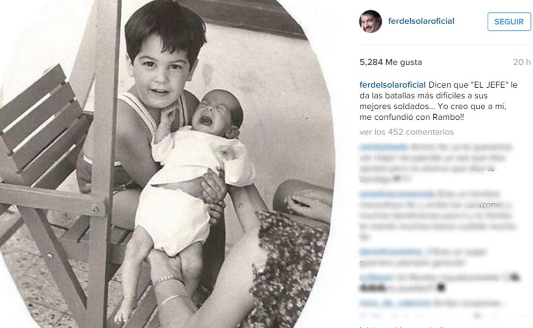 Foto: Tomada del Instagram de Fernando del Solar