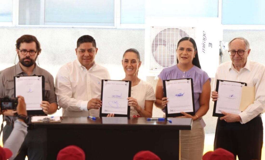 Convenio entre la Secretaría de Bienestar e IMSS-Bienestar. Foto: Especial