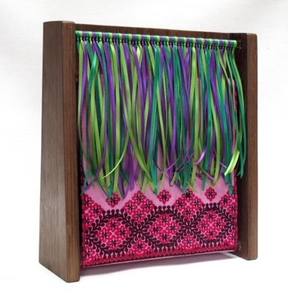 Maestros artesanos exhiben bordados mazahuas en Yucatán