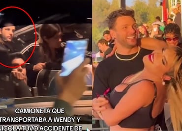 Vehículo donde viajaban Wendy Guevara y Nicola Porcella sufrió choque
