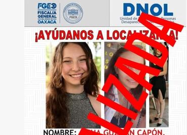 Localizan a Aisha Guzmán Capón, estudiante del CEDART en Oaxaca