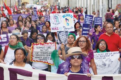 Alzan la voz mujeres por la equidad y contra inseguridad