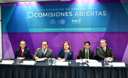 Firman convenio Inai y SFP para transparentar gastos en viáticos de funcionarios