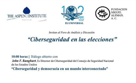 Asiste al foro "Ciberseguridad en las elecciones" 