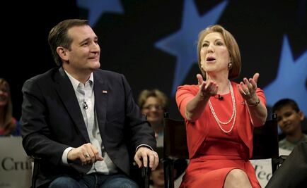 Cruz elegiría a Fiorina como compañera de fórmula: AP
