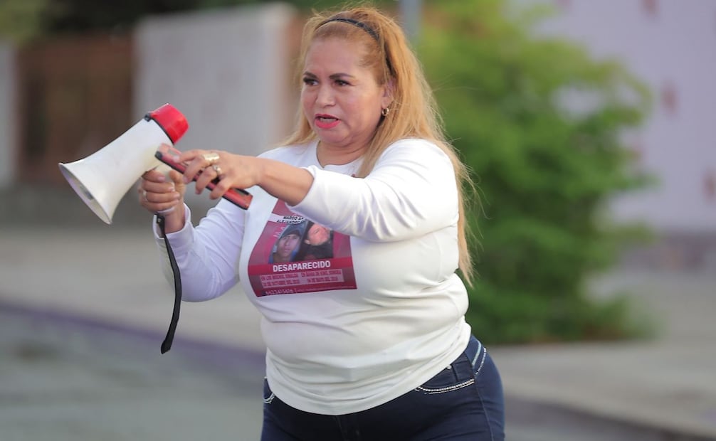 Ceci Flores, líder buscadora en Sonora. Foto: Especial.