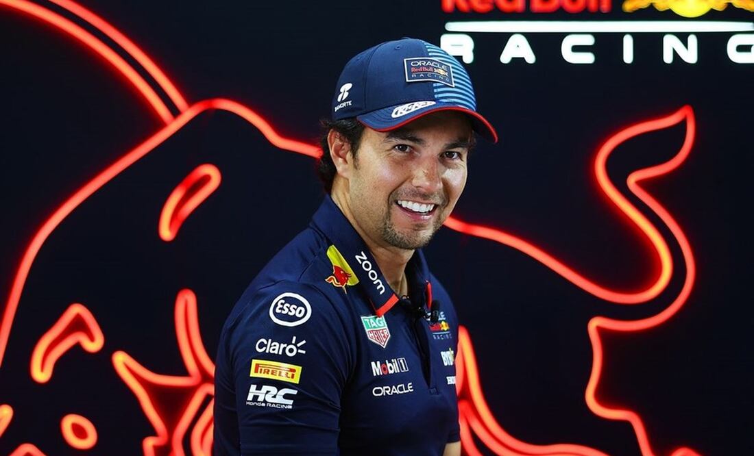 Checo Pérez estrena nueva gorra para el Gran Premio de México 2024. Foto: Instagram @schecoperez