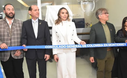 Inauguran Consulado de Colombia en Monterrey; refuerza atención a sus connacionales en Nuevo León
