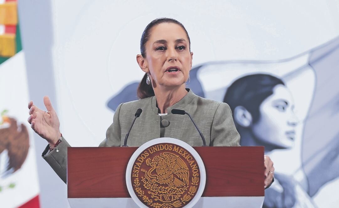 La presidenta Claudia Sheinbaum busca una contranarrativa de lo que se dice de México en Estados Unidos, consideran expertos. Foto: de Fernanda Rojas. El Universal