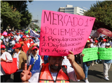 Comerciantes exigen dialogar con la titular de la Sedeco, Manola Zabalza; de no hacerlo amenazan con bloquear “vialidades cercanas a mercados públicos”