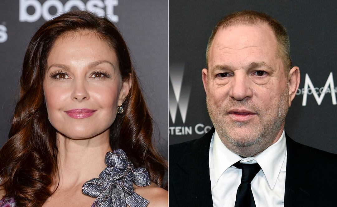 Ashley Judd y Harvey Weinstein. Foto: AP