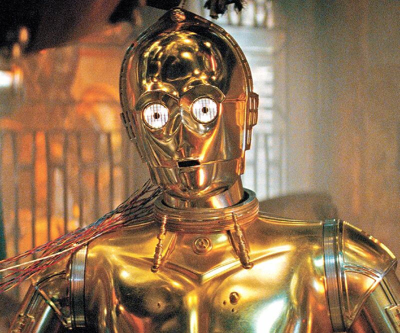 El actor británico se puso el traje de C-3PO desde 1976. Foto: EFE