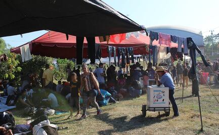 Guatemala instala campamentos para migrantes en frontera con México