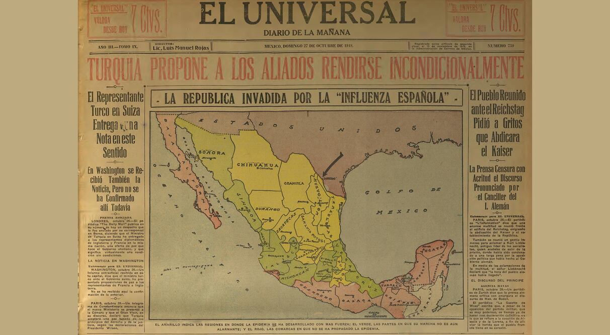 Medidas que México aplicó ante la influenza hace un siglo