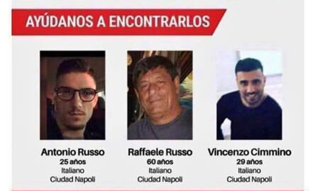 Autoridades investigan desaparición de tres italianos en Jalisco