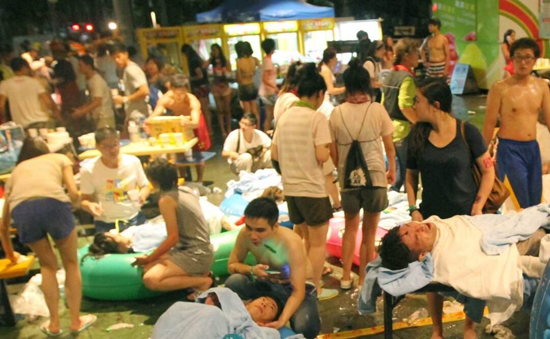 La macrofiesta, el festival "Color Play Asia", se celebró un sábado en el Parque Acuático Costa de Diversión de Formosa (Foto: EFE/Archivo)