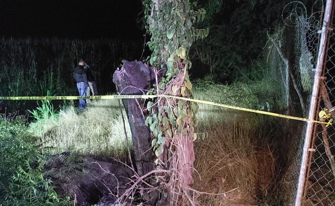 Encuentran cuerpo con signos de tortura cerca de campo agrícola "La Guajira", en Culiacán. Foto: Javier Cabrera Martínez