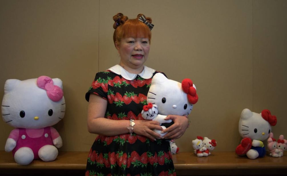 La ilustradora japonesa Yuko Yamaguchi fue un elemento clave en la fama del personaje Hello Kitty. Foto: Getty Images