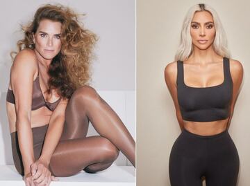 Brooke Shields, a sus 57, entre las modelos de los nuevos bra de la marca de Kim Kardashian
