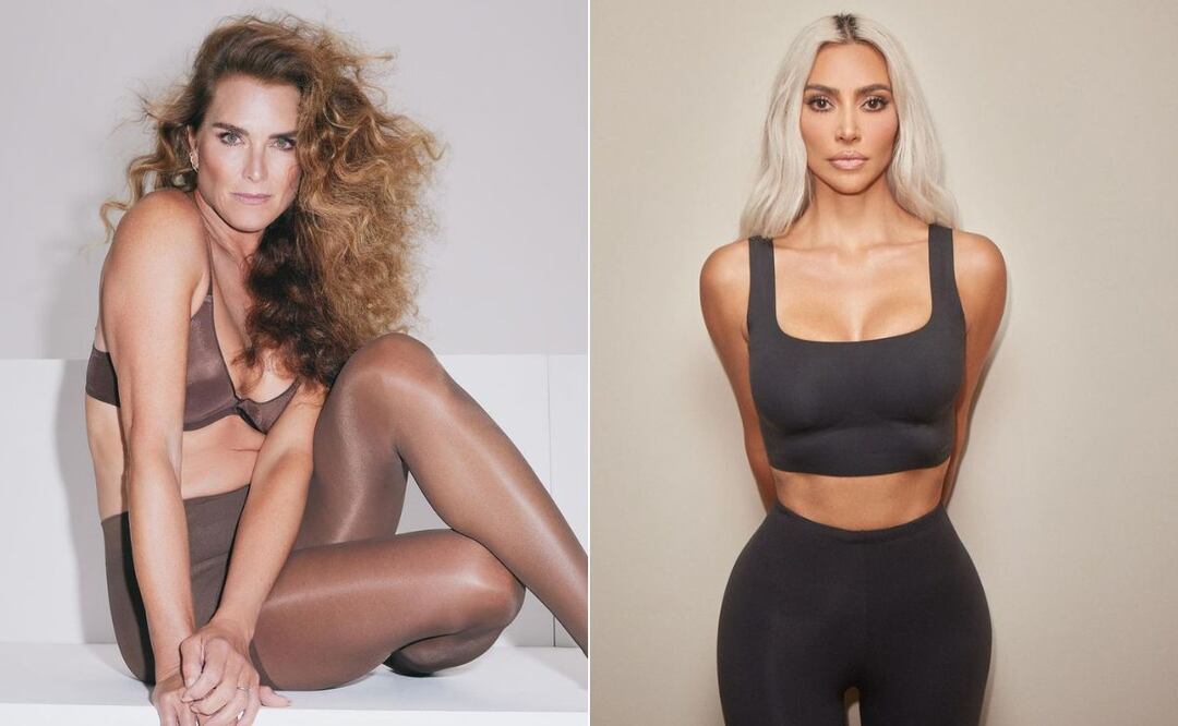 Kim Kardashian reunió a mujeres de diferentes edades en su nueva campaña de brasieres y Brooke Shields es una de sus modelos / Foto: Instagram @kimkardashian