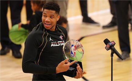 Giannis Antetokounmpo, elegido por primera vez MVP del Juego de las Estrellas