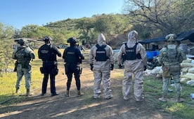 Aseguran narcolaboratorio en Parral, Chihuahua, con capacidad para producir hasta 100 kilos diarios de metanfetamina