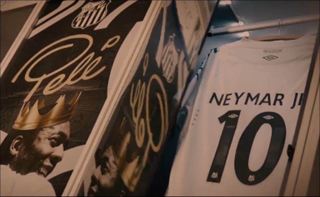 Así presentó Santos a Neymar Jr / Foto: Especiales