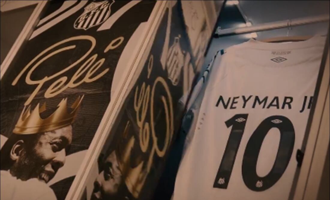 Así presentó Santos a Neymar Jr / Foto: Especiales