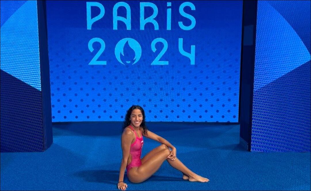 La nadadora mexicana Cecilia Pulido fue eliminada en los 100m dorso en París 2024 / FOTO: @CONADE