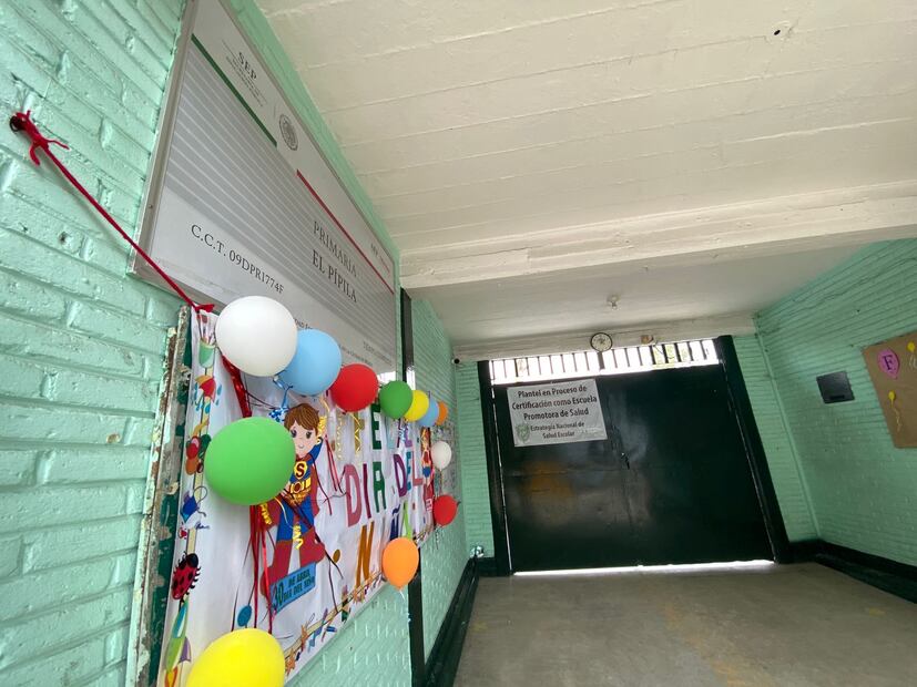 Escuela donde se colocará el Pilote Foto: Salvador Corona